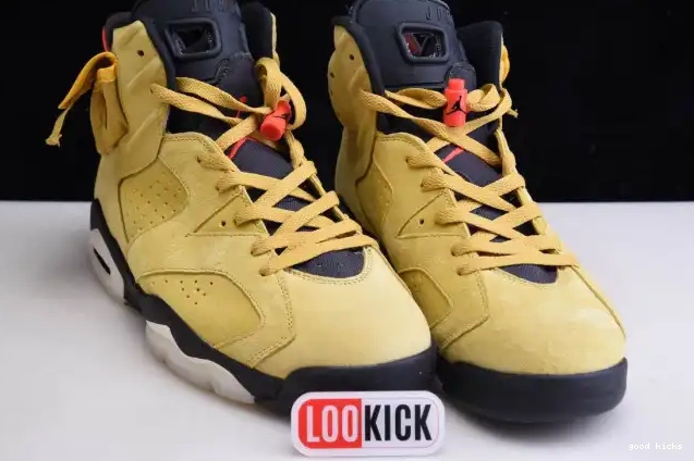 Cheap X 6 JORDAN YELLOW AIR SCOTT TRAVIS CN1084-300 0426